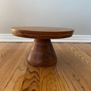 Wood Cake Stand